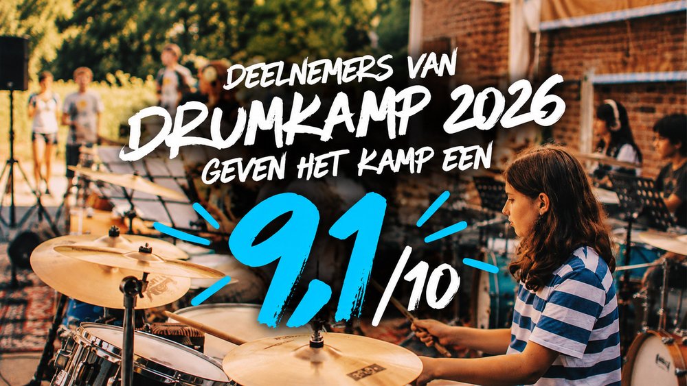 Drummers geven ons een 9,1 op tien